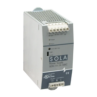 SOLAHD SDN-C SINGLE PHASE DIN POWER SUPPLY, 240W, 24V OUTPUT, 115-230VAC INPUT (SDN 10-24-100C(X))